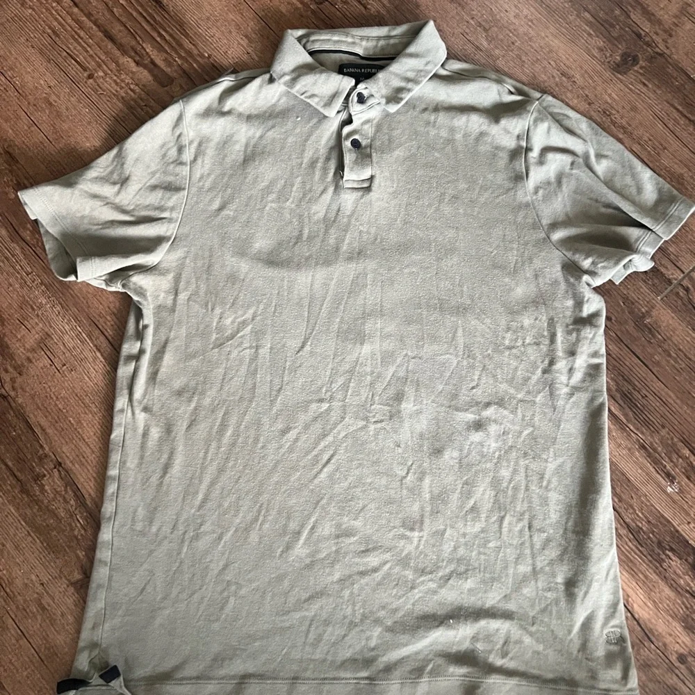 Men's Beige Polo Shirt banana Republic M
